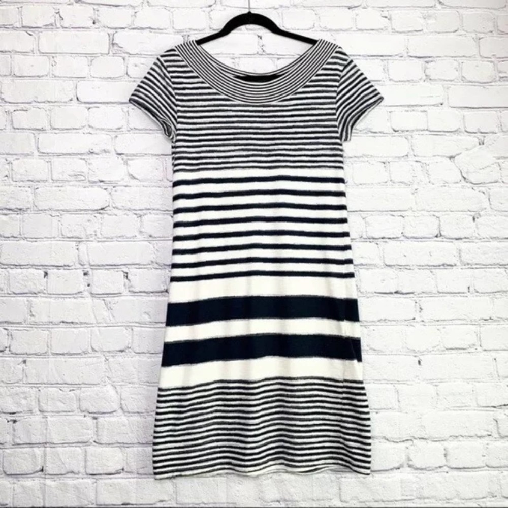 Anthropologie Maeve striped sweater dress s
